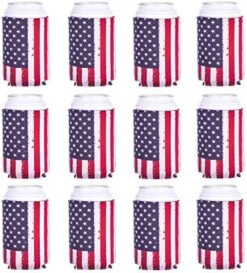 Can Cooler Sleeve 12pcs USA Flag Can Coolers Bulk Neoprene For Can And Bottle 120z 12 Can Cooler Sleeve 12pcs USA Flag Can Coolers Bulk Neoprene For Can And Bottle 120z -Peugeot Shop 51eq15YcioL. AC