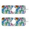 Kcldeci 2 Pack Faucet Mat Splash Guard For Kitchen Sink,Craft Butterflies Background 23x5 Inch Faucet Handle Drip Catcher Tray Absorbent Mat Fast Dry Mat For Kitchen, Bathroom