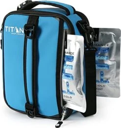 Titan High Performance Insulated Expandable Lunch Pack, Black 8 In X 4 In X 10.25 In -Peugeot Shop 51eseMG0SiS. AC