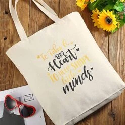 Frienda 2 Pcs Teacher Tote Bags Canvas Teacher Appreciation Bags For Women Reusable Teacher Gift Bag For School Supplies 16 Frienda 2 Pcs Teacher Tote Bags Canvas Teacher Appreciation Bags For Women Reusable Teacher Gift Bag For School Supplies -Peugeot Shop 51f00iqdCFL