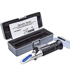 SMARTSMITH Alcohol Refractometer For Spirit Alcohol Volume Percent Measurement With Automatic Temperature Compensation (ATC), Range 0-80% V/v.Alcohol Refractometer For Spirit Alcohol Volume Percent 25 SMARTSMITH Alcohol Refractometer For Spirit Alcohol Volume Percent Measurement With Automatic Temperature Compensation (ATC), Range 0-80% V/v.Alcohol Refractometer For Spirit Alcohol Volume Percent -Peugeot Shop 51fEJcREHML
