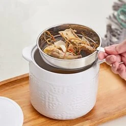 Ceramic Bacon Grease Container With Strainer,Grease Can With Filter,Cooking Oil Filter;Oil Container,1.2L Grease Catcher For Kitchen With Strainer,Frying Oil Storage Can 11 Ceramic Bacon Grease Container With Strainer,Grease Can With Filter,Cooking Oil Filter;Oil Container,1.2L Grease Catcher For Kitchen With Strainer,Frying Oil Storage Can -Peugeot Shop 51fFsZNNzYL