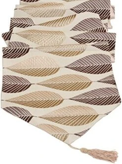 Multi-Size Colorful Stripe Fall Table Runners With Tassels LivebyCare Stripe Fabric For Table Decoration 13 X 80 Inches -Peugeot Shop 51fTJWCmqPL. AC 2