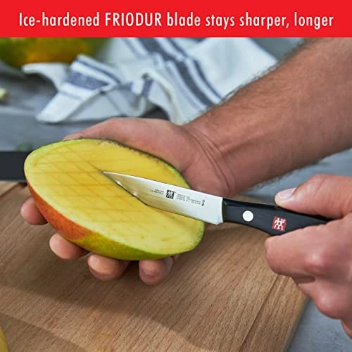 Zwilling Twin Signature 3-pc German Knife Set, Razor-Sharp, Made In Company-Owned German Factory With Special Formula Steel Perfected For Almost 300 Years, Dishwasher Safe 5 Zwilling Twin Signature 3-pc German Knife Set, Razor-Sharp, Made In Company-Owned German Factory With Special Formula Steel Perfected For Almost 300 Years, Dishwasher Safe - Image 5