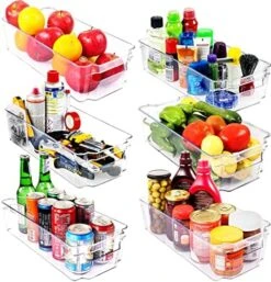 Large Pantry Organizer - Set Of 8 Refrigerator Organizer Bins - Fridge Organizer For Freezers, Kitchen Countertops And Cabinets - BPA Free (Clear) 27 Large Pantry Organizer - Set Of 8 Refrigerator Organizer Bins - Fridge Organizer For Freezers, Kitchen Countertops And Cabinets - BPA Free (Clear) -Peugeot Shop 51fZAWB39hL. AC