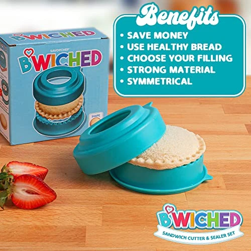 Ndwich Cutter And Sealer (Circle) - Uncrustables Sandwich Maker - Great For Lunchbox And Bento Box - Boys And Girls Kids Lunch - Sandwich Cutters For Kids 4 Ndwich Cutter And Sealer (Circle) - Uncrustables Sandwich Maker - Great For Lunchbox And Bento Box - Boys And Girls Kids Lunch - Sandwich Cutters For Kids - Image 4