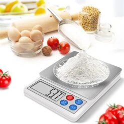 Digital Kitchen Scale, High-Precision Food Gram Scale 2000g X 0.1g Muti-Functional Pro Coffee Scale With Back-Lit LCD Display Tare PCS Function For Cooking Baking Jewelry 9 Digital Kitchen Scale, High-Precision Food Gram Scale 2000g X 0.1g Muti-Functional Pro Coffee Scale With Back-Lit LCD Display Tare PCS Function For Cooking Baking Jewelry -Peugeot Shop 51fcSrYG8rL