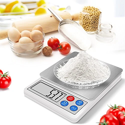 Digital Kitchen Scale, High-Precision Food Gram Scale 2000g X 0.1g Muti-Functional Pro Coffee Scale With Back-Lit LCD Display Tare PCS Function For Cooking Baking Jewelry 5 Digital Kitchen Scale, High-Precision Food Gram Scale 2000g X 0.1g Muti-Functional Pro Coffee Scale With Back-Lit LCD Display Tare PCS Function For Cooking Baking Jewelry - Image 5