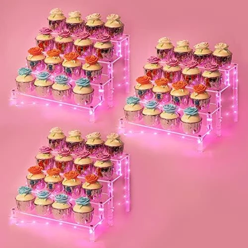 Display Shelf Cake Stand – 4 Tier Shelf Cake Pop Stand – Multifunctional And Durable Acrylic Stand – Mounting Hardware Included – Ideal For Desserts, Cosmetics, Glassware, Figurines 15 Display Shelf Cake Stand – 4 Tier Shelf Cake Pop Stand – Multifunctional And Durable Acrylic Stand – Mounting Hardware Included – Ideal For Desserts, Cosmetics, Glassware, Figurines - Image 15