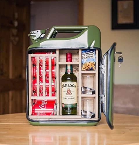 My Cave My Rules Jar Bar Set Lid And Handle Holds Whiskey Wine Cabinet Wine Gift Box For Men-C 2 My Cave My Rules Jar Bar Set Lid And Handle Holds Whiskey Wine Cabinet Wine Gift Box For Men-C - Image 2