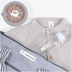 Rainbow Daycare Labels Pack (96 Pack) Durable Personalized Labels For Preschool, Kindergarten, Travel, Clothes, Lunch Boxes And Cups -Peugeot Shop 51gDCFWPAcL. AC