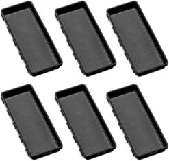 Madesmart 15" X 6" Plastic Multipurpose Storage Organizer Bin For Drawers, Low-Profile Storage Bin Home Organizer, Carbon -Peugeot Shop 51gFkzjEQ1L. AC