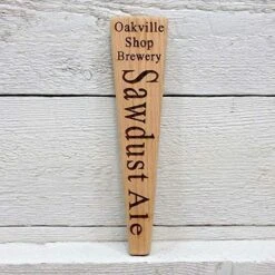 Custom Personalized Beer Tap Handle Oak Wood. Engraved Your Personalized Text. Great For Tap Rooms, Bars, Breweries And Home Kegerators. -Peugeot Shop 51gGHpIK0VL