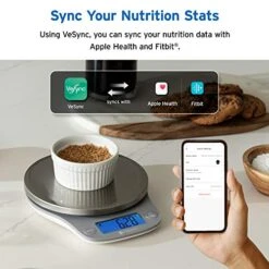Nutrition Smart Food Kitchen Scale, Digital Ounces And Grams For Cooking, Baking, Meal Prep, Dieting, And Weight Loss, 11 Pounds-Bluetooth, 304 Stainless Steel 9 Nutrition Smart Food Kitchen Scale, Digital Ounces And Grams For Cooking, Baking, Meal Prep, Dieting, And Weight Loss, 11 Pounds-Bluetooth, 304 Stainless Steel -Peugeot Shop 51gGuV3vfaL