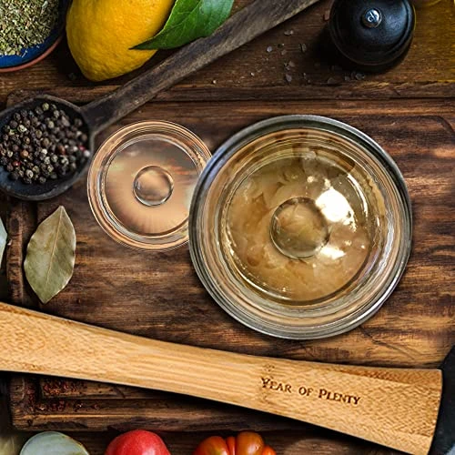 Of Plenty Fermentation Weights - NonSlip Grip Handle - For Fermenting Sauerkraut, Pickles, Kimchi In Wide Mouth Mason Jars - Lead/Cadmium Free - (Set Of 4) 3 Of Plenty Fermentation Weights - NonSlip Grip Handle - For Fermenting Sauerkraut, Pickles, Kimchi In Wide Mouth Mason Jars - Lead/Cadmium Free - (Set Of 4) - Image 3