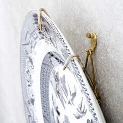 Plate Hanger Brass, FITS 7"-10" PLATES -Peugeot Shop 51gN7LalYNL