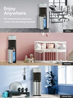 Brio Self Cleaning Bottom Loading Water Cooler Water Dispenser – Limited Edition - 3 Temperature Settings - Hot, Cold -Peugeot Shop 51gOQkv5E0L