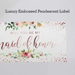 Et Of 10, Rose Gold Mini Champagne Labels, Bridesmaid And Maid Of Honor Label Favors, Will You Be My Matron Of Honor, Wedding Wine Labels, Bridal Party Ask -Peugeot Shop 51gOzvdBRtL