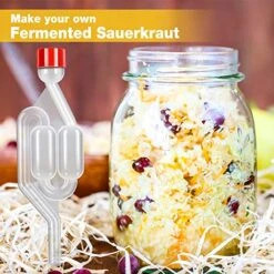 ONEBOM Fermentation Airlock 3 Pack, S Type Airlock Twin Bubble With Grommets For Wine Sauerkraut Making 13 ONEBOM Fermentation Airlock 3 Pack, S Type Airlock Twin Bubble With Grommets For Wine Sauerkraut Making -Peugeot Shop 51gZHe34E5L