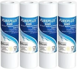 5 Micron 10" X 2.5" Whole House Sediment Home Water Filter Cartridge Replacement For Any 10 Inch RO Unit, Culligan P5, Aqua-Pure AR110, Dupont WFPFC5002, CFS10, WHKF-G05, 4Pack -Peugeot Shop 51gg16aXRsL. AC