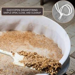 (XXL 27in X 27in) Durable Polyester Beer Brewing Brew Bag - Designed In California - Reusable Home Brewing Strainer Bag With EasyOpen Drawstring To Filter Mash, Boil And Strain Hops, Apple Cider -Peugeot Shop 51ggMxfhDNL