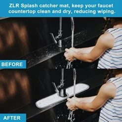 Faucet Absorbent Mat, 2 Packs Eco-friendly Sink Drip And Splash Protector, Dishwasher Safe Microfiber Dish Drying Mat For Kitchen, Bar, And RV, 17.7 Inches X 3.9 Inches 11 Faucet Absorbent Mat, 2 Packs Eco-friendly Sink Drip And Splash Protector, Dishwasher Safe Microfiber Dish Drying Mat For Kitchen, Bar, And RV, 17.7 Inches X 3.9 Inches -Peugeot Shop 51ghn5G25tL