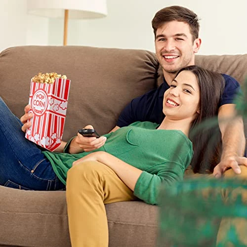 500 Pieces Paper Popcorn Bags, 1 Oz Popcorn Bags Individual Servings For Popcorn Machine Party, Pop Corn Bag Bulk 2 500 Pieces Paper Popcorn Bags, 1 Oz Popcorn Bags Individual Servings For Popcorn Machine Party, Pop Corn Bag Bulk - Image 2