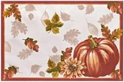Swaying Leaves Bordered Fall, Seasonal And Holiday Tablecloth, 60" X 102" Oblong/Rectangle, Multi 22 Swaying Leaves Bordered Fall, Seasonal And Holiday Tablecloth, 60" X 102" Oblong/Rectangle, Multi -Peugeot Shop 51gkWmzzm3L. AC