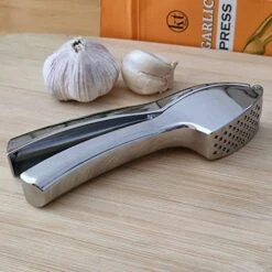 Garlic Press Mincer Ginger Crusher Squeezer Heavy Duty Metal Garlic Presser Chopper Slicer (Premium) 8 Garlic Press Mincer Ginger Crusher Squeezer Heavy Duty Metal Garlic Presser Chopper Slicer (Premium) -Peugeot Shop 51gn2cjwaYL