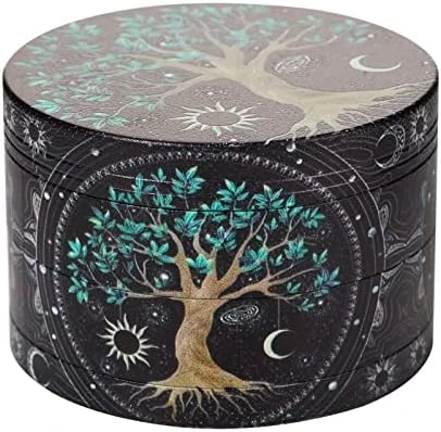 GENERIC Large Grinder, 2.5inch Boho Life Tree Sun And Moon Grinder 5 GENERIC Large Grinder, 2.5inch Boho Life Tree Sun And Moon Grinder - Image 5