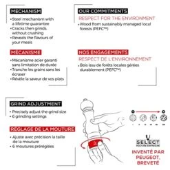 Peugeot U'select Salt Mill, 5 Inch, Black Lacquer 10 Peugeot U'select Salt Mill, 5 Inch, Black Lacquer -Peugeot Shop 51gpy7BgeEL