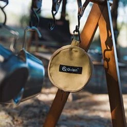 Cup Storage Bag Tableware Bag Qvien Cookware Storage Large Portable BBQ Sierra Cup Canvas Carrier Outdoor Khaki -Peugeot Shop 51gtu4AMzfL