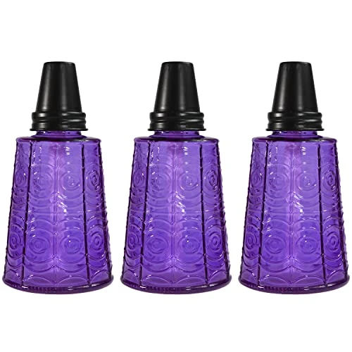 Seraphic Torches For Outside - Citronella 16oz Table Top Torch For Patio, Garden, Lawn, And Outdoor Parties, Set Of 3, Purple 5 Seraphic Torches For Outside - Citronella 16oz Table Top Torch For Patio, Garden, Lawn, And Outdoor Parties, Set Of 3, Purple - Image 5