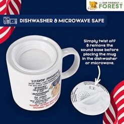 ALKING Donald Trump Mug In REAL VOICE, Novelty Funny Fathers Day Gifts, Funny Dad Gifts, Fathers Day Mug, Fathers Day Coffee Mug, Trump Fathers Day Gift, Donald Trump Gifts, Trump Coffee Mug For Dad -Peugeot Shop 51hDq2ZOzML