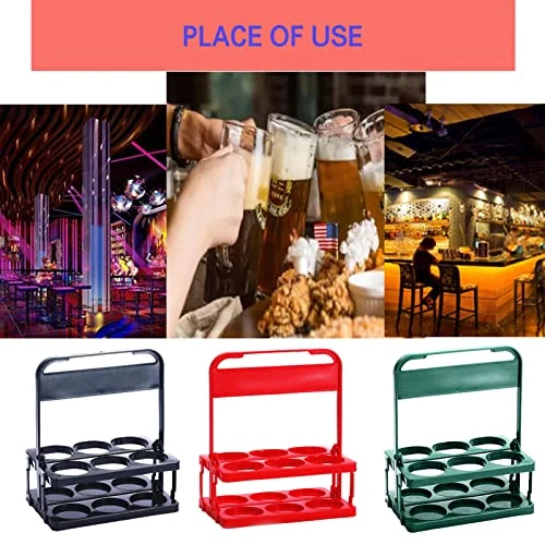Foldable Plastic Drink Carrier,Plastic Beer Portable Holder,Foldable Plastic Beer Bottle Carrier For Outdoor BBQ Picnic 2 Foldable Plastic Drink Carrier,Plastic Beer Portable Holder,Foldable Plastic Beer Bottle Carrier For Outdoor BBQ Picnic - Image 2