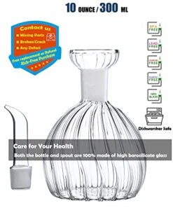 10 Oz/300 Ml Oil Bottle Glass Olive Oil Dispenser Bottle Glass Oil Decanter And Cruet Olive Oil Dispenser Bottle Oil Dispenser Oil Bottle -Peugeot Shop 51hTmKHkP7L