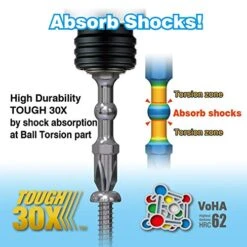 Impact Ball Torsion Bits Assort X50 5PC With MAG Charge Holder (PH1/PH2/PH2/PH2/PH3) (IBMG50K001) -Peugeot Shop 51i9bdqhgxL