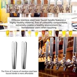 Upgraded Beer Tap Handle, 2 PCS Homebrew Commercial Stainless Steel 304 Heavy Duty Standard American 3/8'' Threading Brewing Draft Keg Kegerator Tower Stout Nitro Coffee Tap Beer Faucet Handle 13 Upgraded Beer Tap Handle, 2 PCS Homebrew Commercial Stainless Steel 304 Heavy Duty Standard American 3/8'' Threading Brewing Draft Keg Kegerator Tower Stout Nitro Coffee Tap Beer Faucet Handle -Peugeot Shop 51iFyaNPJXL