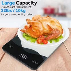 Chargeable Digital Kitchen Food Scale - AIMILAR LED Display 22lb Food Weight Scales For Baking Cooking USB C Rechargeable Ounces And Grams 1g/0.1oz 7 Chargeable Digital Kitchen Food Scale - AIMILAR LED Display 22lb Food Weight Scales For Baking Cooking USB C Rechargeable Ounces And Grams 1g/0.1oz -Peugeot Shop 51iHCIjBK5L