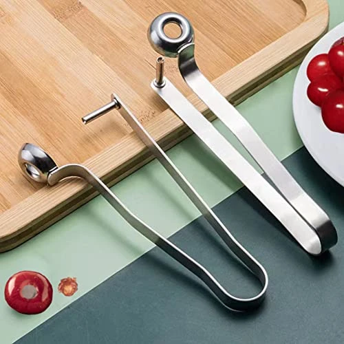 2PCS Cherry Pitter Tools, Cherry Seed Core Remover Olives Pitter Tool, Stainless Steel Cherries Corer, Great For Cherry, Jujube, Red Date, Hawthorn Or More 2 2PCS Cherry Pitter Tools, Cherry Seed Core Remover Olives Pitter Tool, Stainless Steel Cherries Corer, Great For Cherry, Jujube, Red Date, Hawthorn Or More - Image 2