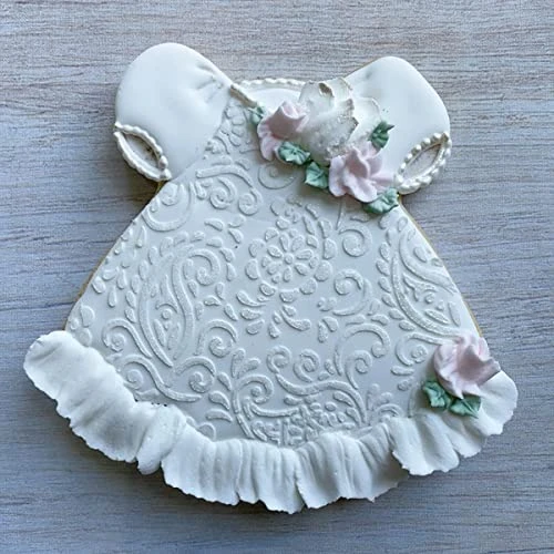 Princess Dress Cookie Cutter - 4 X 4.2 Inches - Stainless Steel 2 Princess Dress Cookie Cutter - 4 X 4.2 Inches - Stainless Steel - Image 2