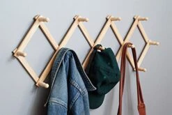 Expanding Beechwood Coffee Mug Wall Rack -Peugeot Shop 51jGcanwBLL