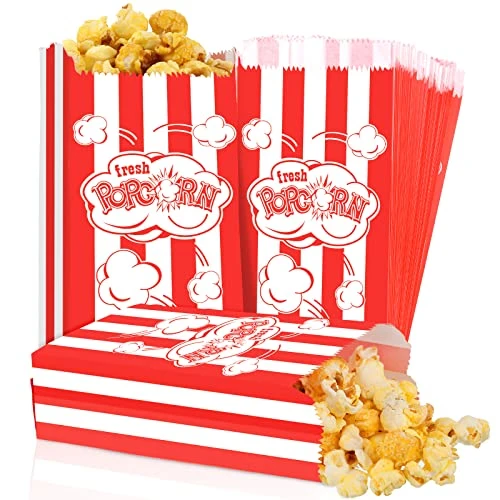 300 Pieces Paper Popcorn Bags 1 Oz Nostalgic Red And White Striped Individual Popcorn Box Containers Disposable Popcorn Holder For Business Home Carnival Movie Party Supplies 1 300 Pieces Paper Popcorn Bags 1 Oz Nostalgic Red And White Striped Individual Popcorn Box Containers Disposable Popcorn Holder For Business Home Carnival Movie Party Supplies