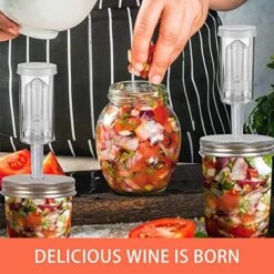 Brewing Airlock Kit, 24 Airlock Grommet And 6 Fermentation Airlocks, Wine Airlock, Used For Brewing Wine, Sauerkraut, Pickles, Etc. Airlock Kit, FDA Transparency Upgrade -Peugeot Shop 51jeaMvzPML