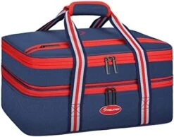 Insulated Casserole Carrier For Hot Or Cold Food,Expandable Lasagna Lugger Tote,Collapsible Leakproof Large Food Buds,Portable Tote For Party,Picnic,Camping,Vibrant Orange -Peugeot Shop 51jlzpdgq8L. AC