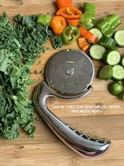 Pizza Cutter Wheel By Midnight Slice - Stainless Steel Food Slicer For Pizzas And More With Ergonomic Handle And Sharp Cutting Surface For Clean Cuts -Peugeot Shop 51jptKIHMbL