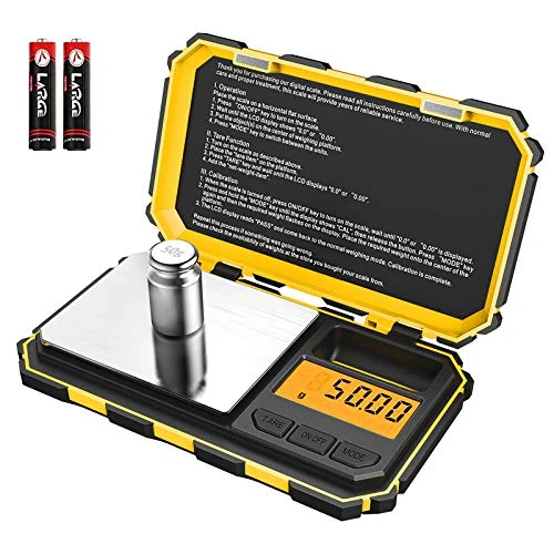 Digital Pocket Scale, 200g/ 0.01g Mini Scale, Portable Food Scale, Electronic Smart Scale, Jewelry Scale With Backlight LCD, 6 Units, Tare Function, Stainless Steel, Battery Included, Yellow 1 Digital Pocket Scale, 200g/ 0.01g Mini Scale, Portable Food Scale, Electronic Smart Scale, Jewelry Scale With Backlight LCD, 6 Units, Tare Function, Stainless Steel, Battery Included, Yellow