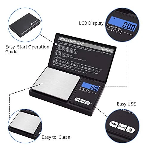 Gram Scale,200 Gx0.01 G(7.05 Oz X 0.001 Oz) Digital Pocket Scale,Electronic Smart Weigh Scale,Portable Small Jewelry Scale Grams And Ounces,Mini Weed Scale With LCD Display,Tare 6 Gram Scale,200 Gx0.01 G(7.05 Oz X 0.001 Oz) Digital Pocket Scale,Electronic Smart Weigh Scale,Portable Small Jewelry Scale Grams And Ounces,Mini Weed Scale With LCD Display,Tare - Image 6