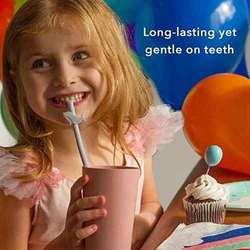Silicone Straws Reusable Safe For Kids, 4pcs Flexible 7.8 Inches Long With 1 Cleaning Brush For 20oz And 30oz Tumblers, BPA Free, Eco-Friendly 2 Silicone Straws Reusable Safe For Kids, 4pcs Flexible 7.8 Inches Long With 1 Cleaning Brush For 20oz And 30oz Tumblers, BPA Free, Eco-Friendly - Image 2