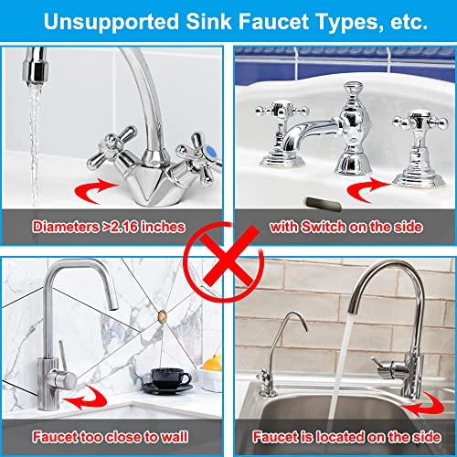 Silicone Sink Faucet Splash Guard, CLZWiiN Kitchen Faucet Water Catcher Mat Tray, Sink Draining Pad Behind Faucet, Absorbent Drying Mat For Kitchen & Bathroom Countertop Protect (Black) 4 Silicone Sink Faucet Splash Guard, CLZWiiN Kitchen Faucet Water Catcher Mat Tray, Sink Draining Pad Behind Faucet, Absorbent Drying Mat For Kitchen & Bathroom Countertop Protect (Black) - Image 4